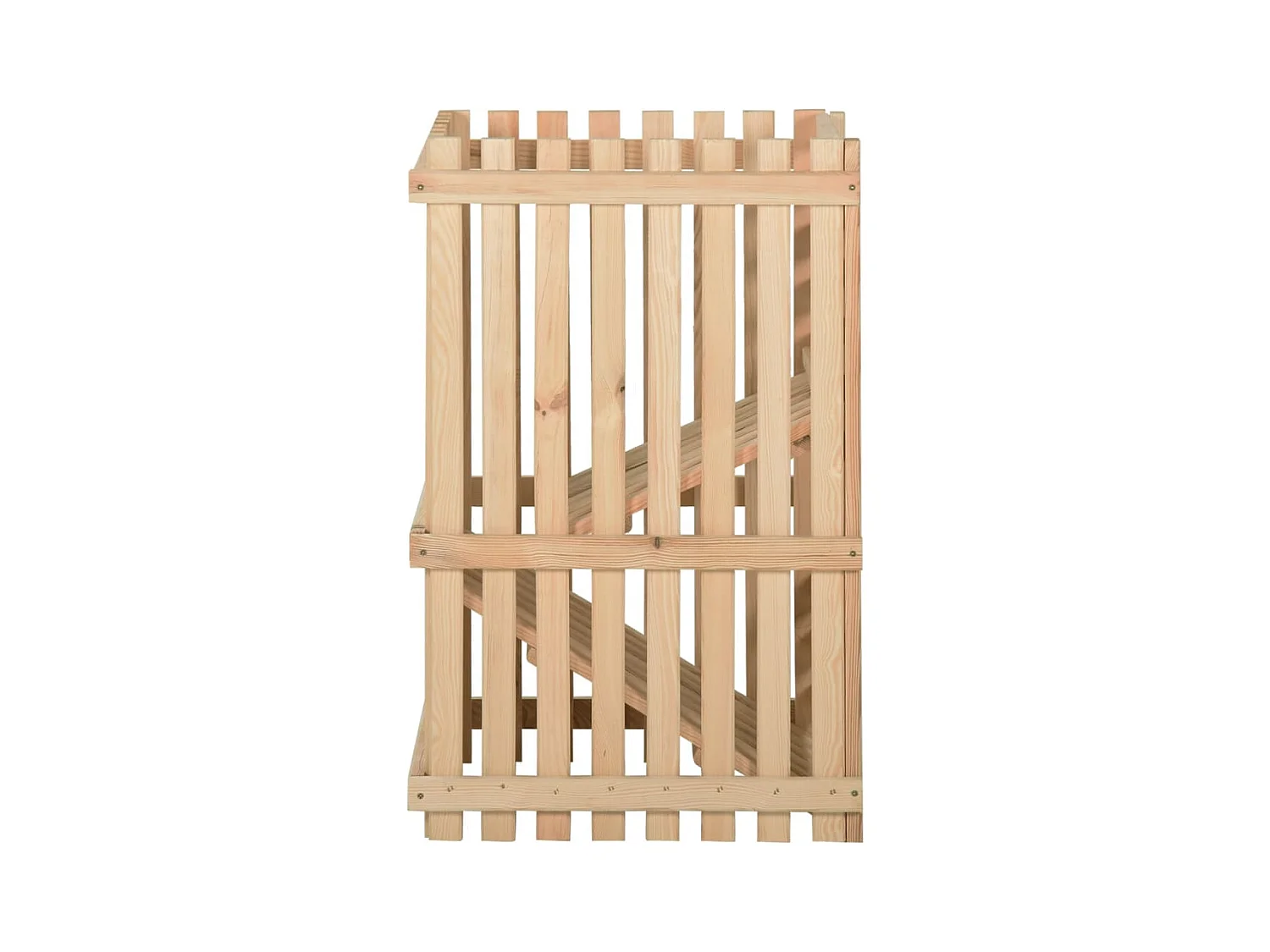 Boîte à pommes de terre 50x50x50 cm Bois de pin solide