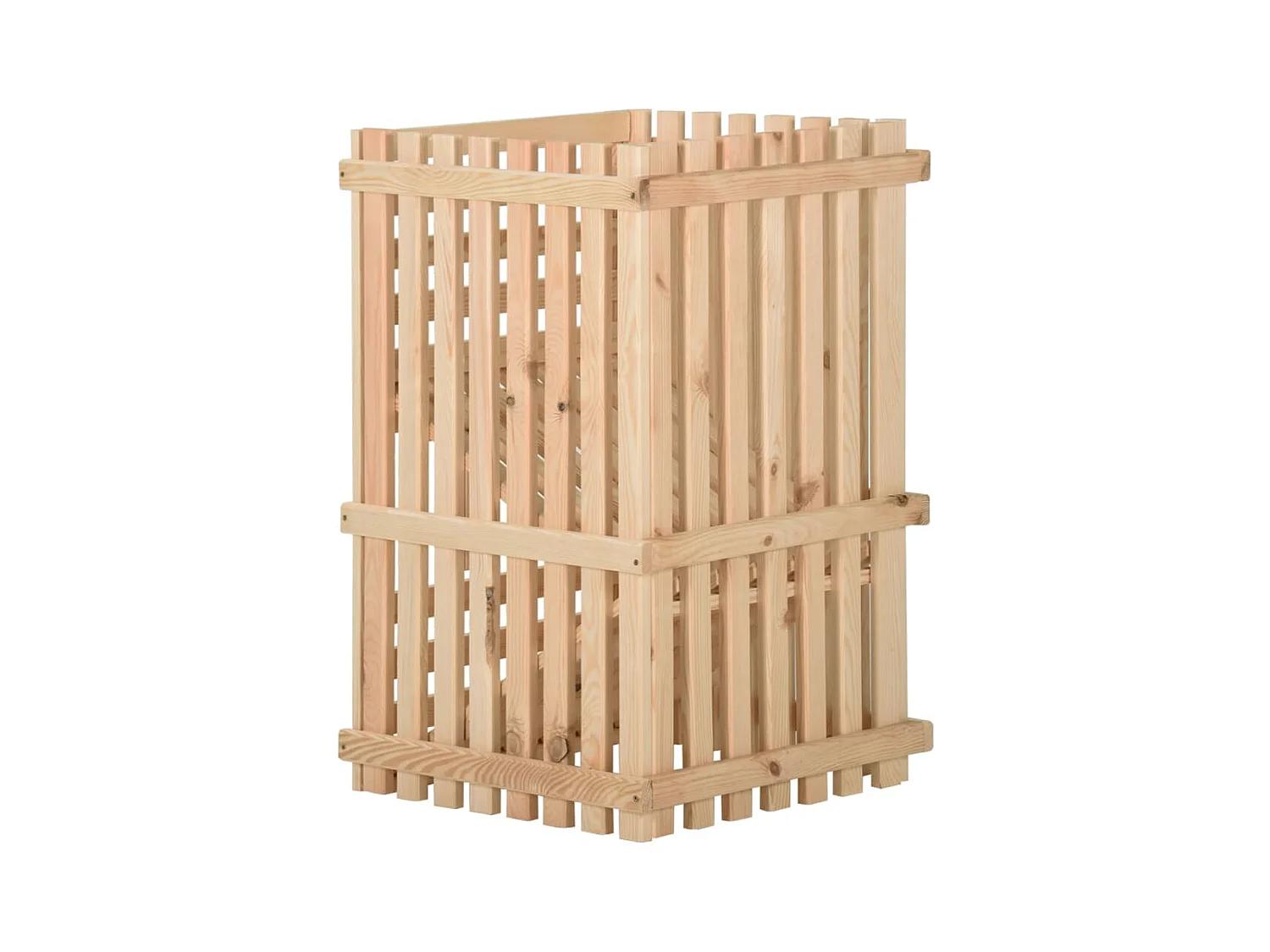 Boîte à pommes de terre 50x50x50 cm Bois de pin solide