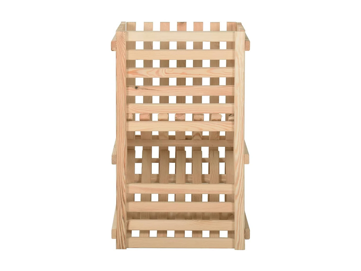 Boîte à pommes de terre 50x50x50 cm Bois de pin solide