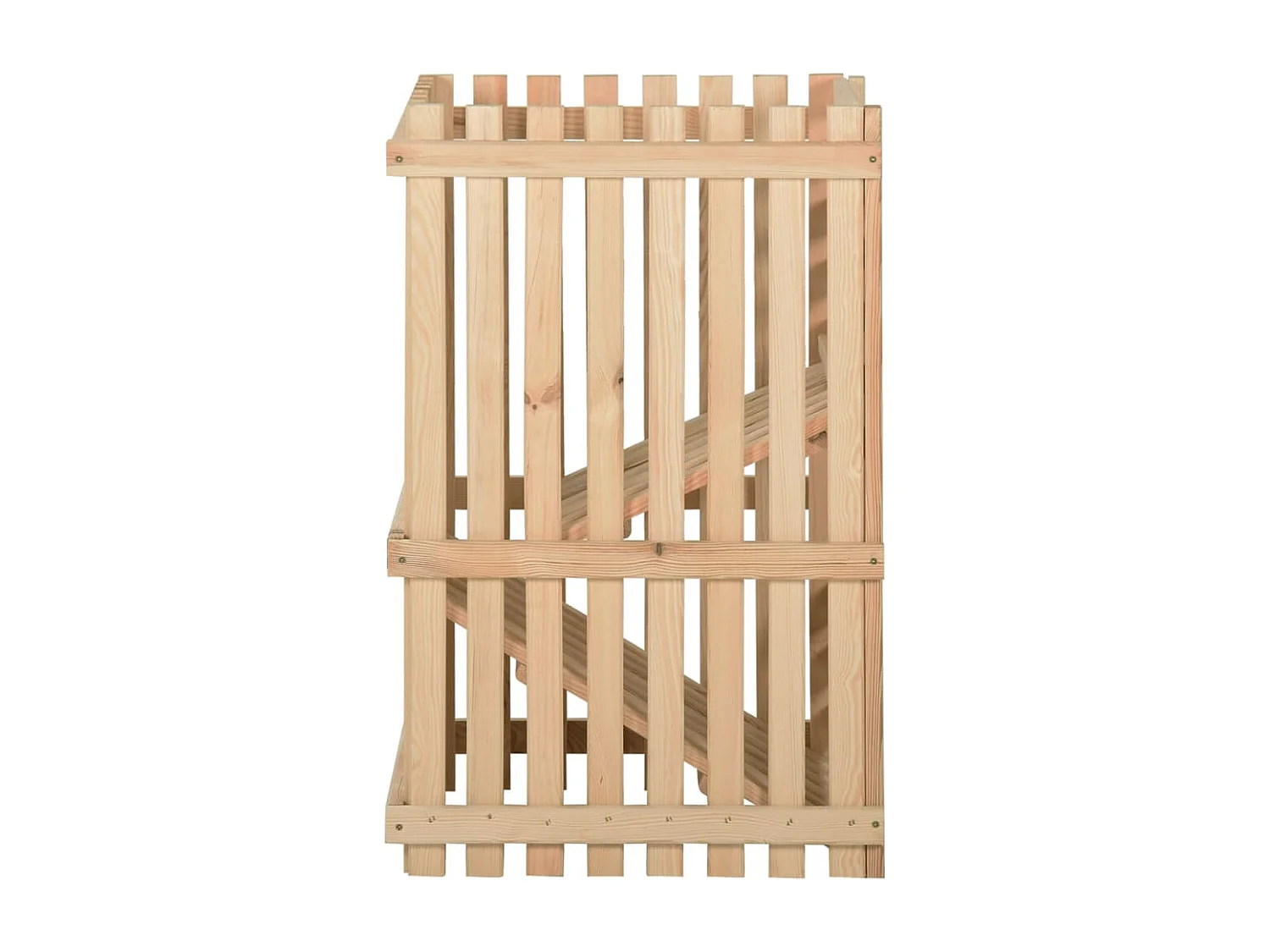 Boîte à pommes de terre 50x50x50 cm Bois de pin solide