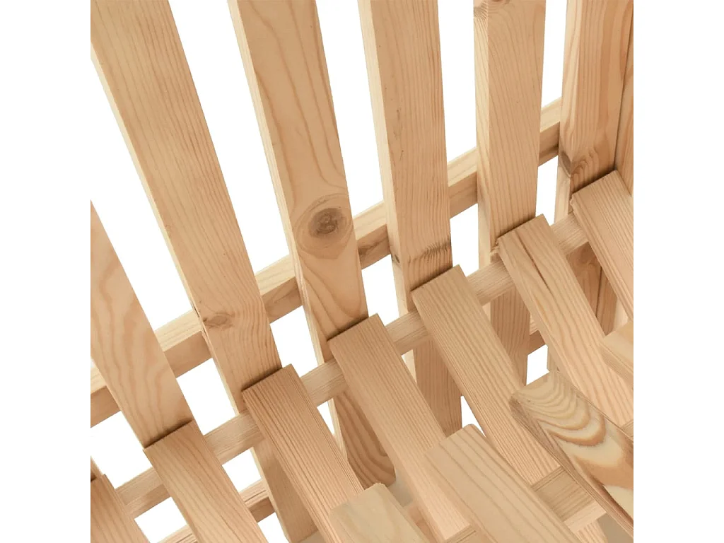 Boîte à pommes de terre 50x50x50 cm Bois de pin solide