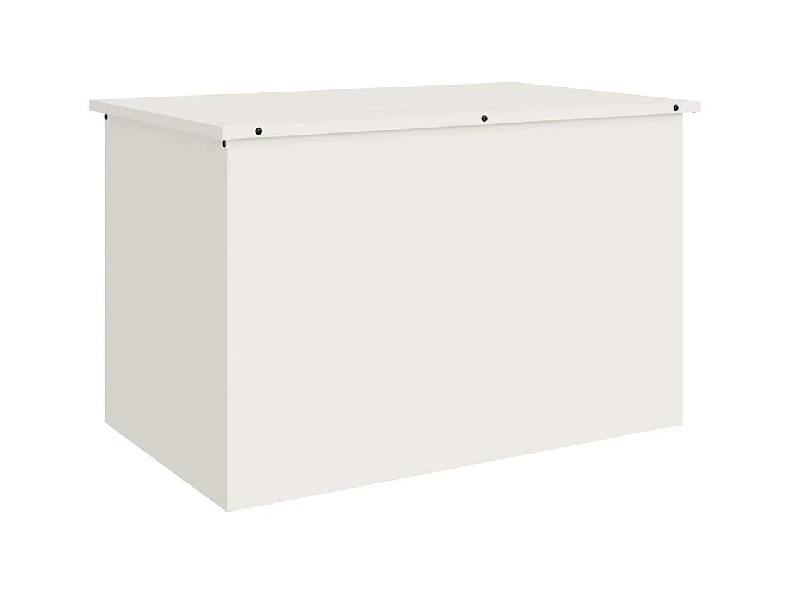 Boîte de Rangement Extérieure Blanc 80 x 50.5 x 50 cm
