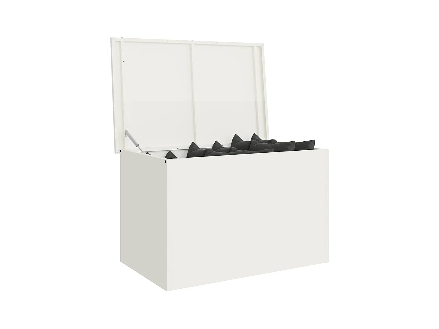 Boîte de Rangement Extérieure Blanc 80 x 50.5 x 50 cm