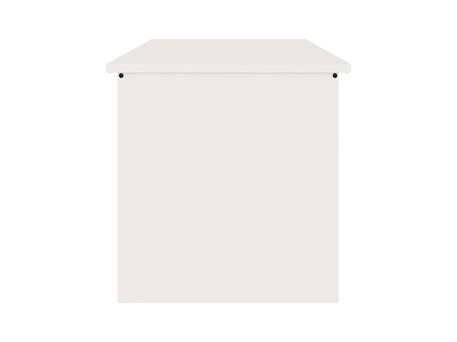 Boîte de Rangement Extérieure Blanc 80 x 50.5 x 50 cm