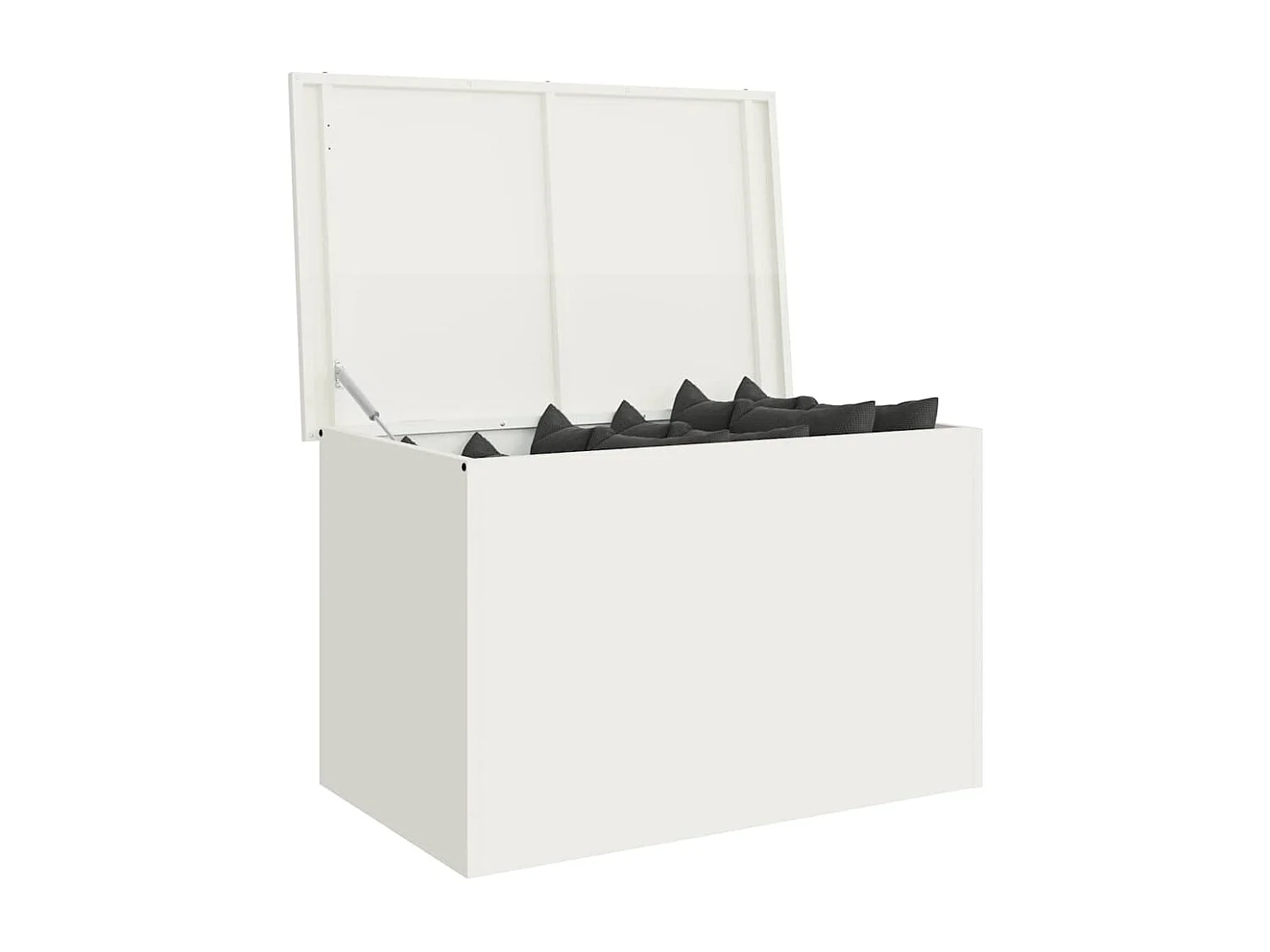 Boîte de Rangement Extérieure Blanc 80 x 50.5 x 50 cm