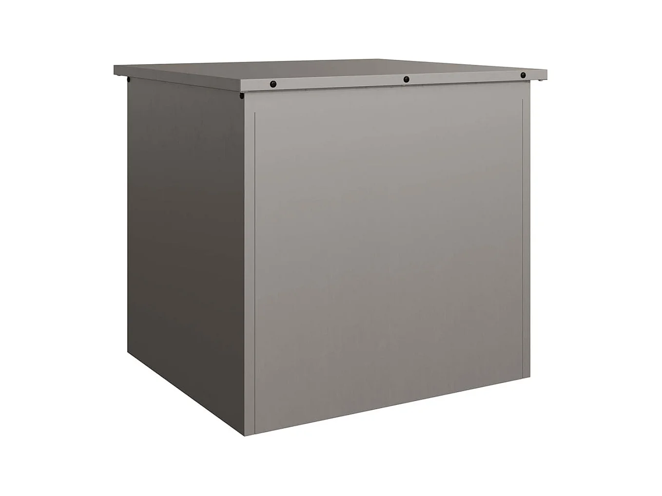 Boîte de Rangement Extérieure Marron 55 x 50.5 x 50 cm