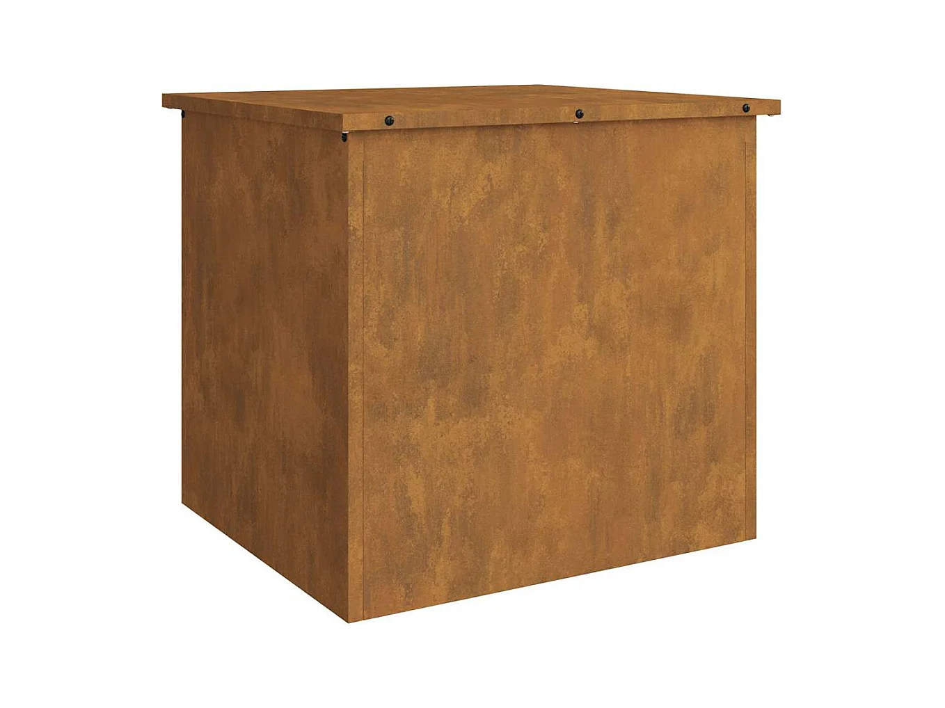 Boîte de Rangement Extérieure Marron 55 x 50.5 x 50 cm