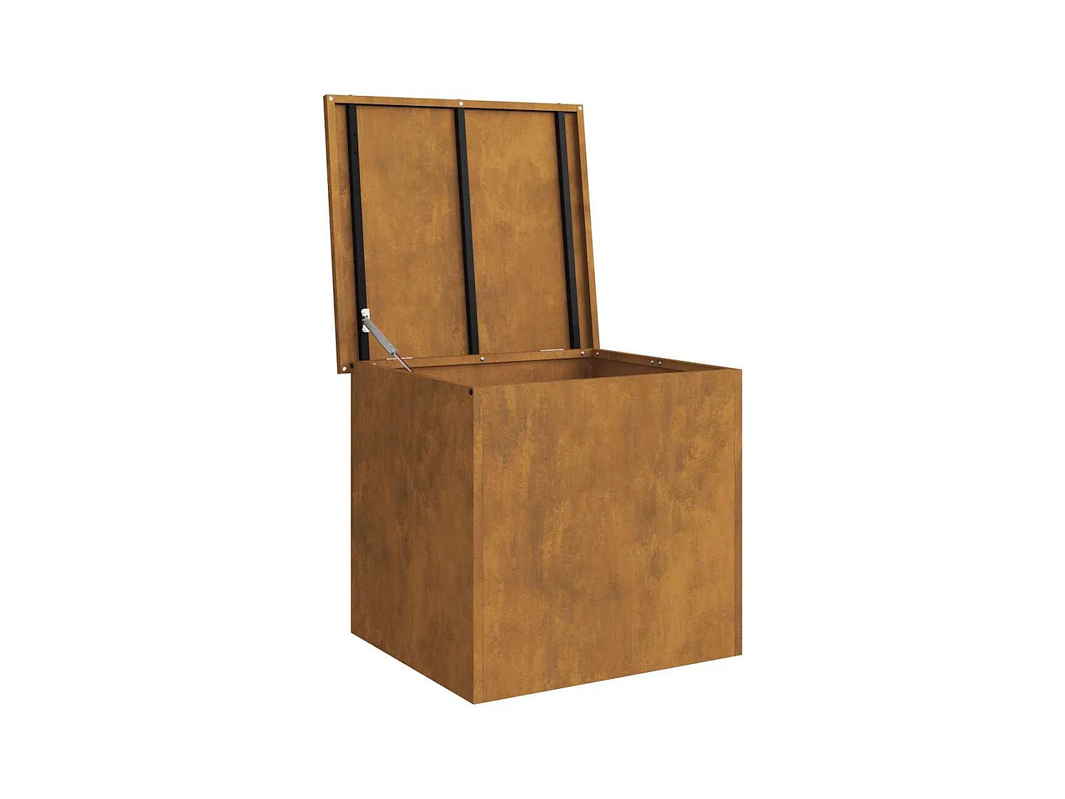 Boîte de Rangement Extérieure Marron 55 x 50.5 x 50 cm