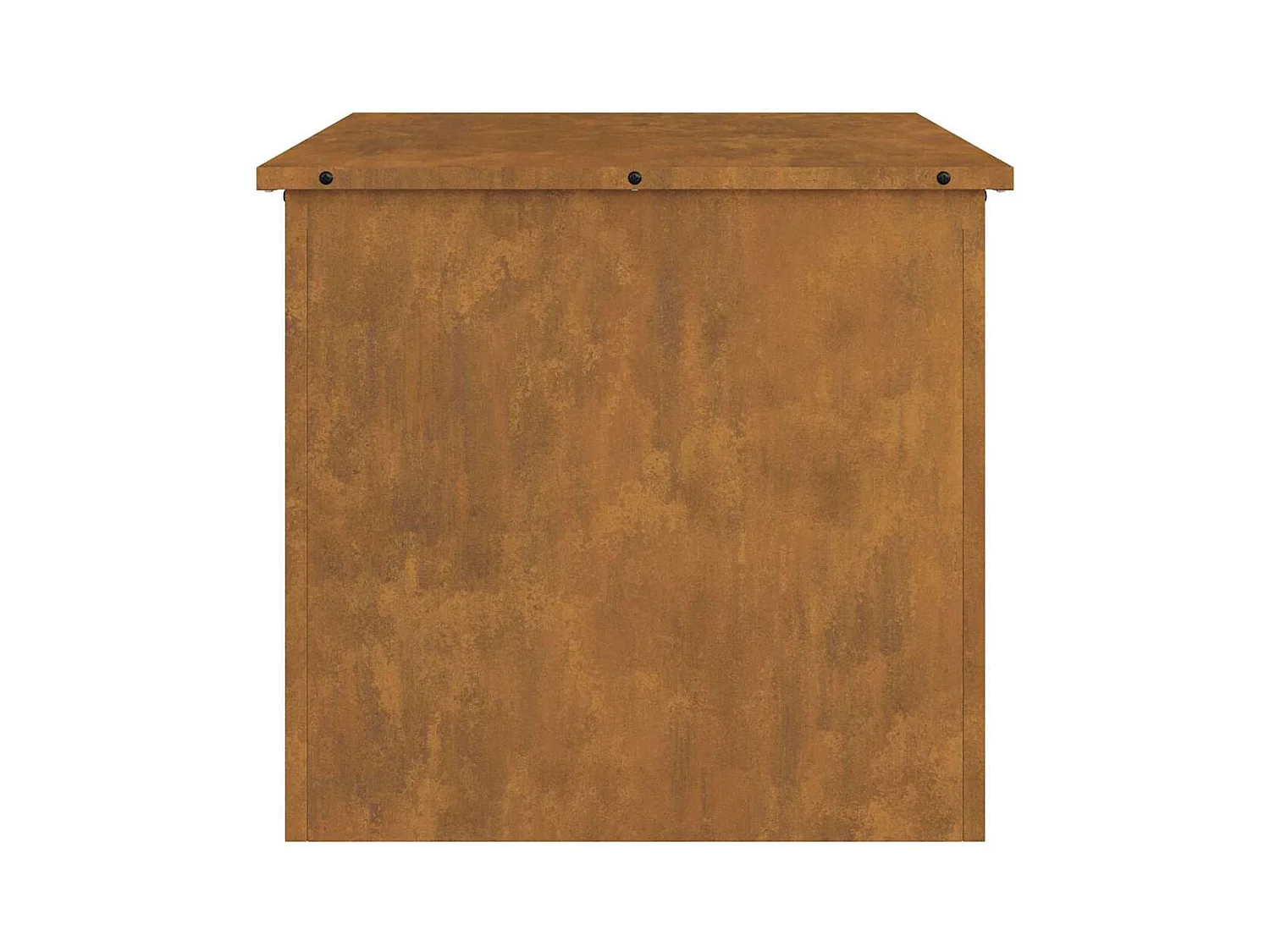 Boîte de Rangement Extérieure Marron 55 x 50.5 x 50 cm