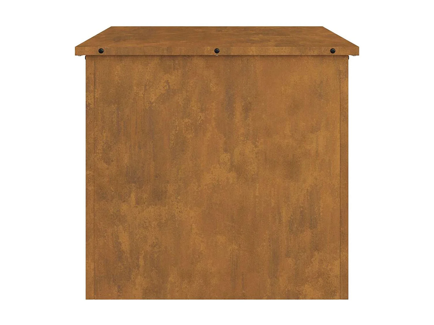 Boîte de Rangement Extérieure Marron 55 x 50.5 x 50 cm