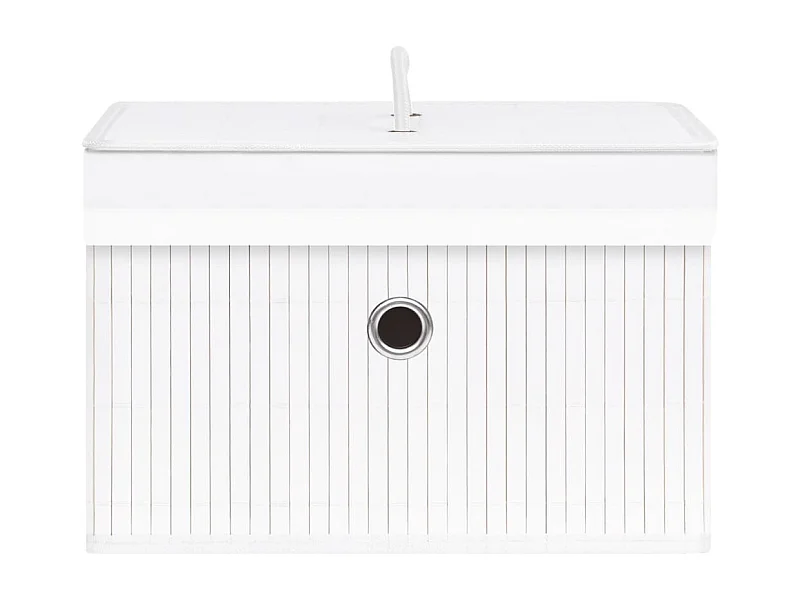 Cajas de almacenamiento de bambú 4 piezas blancas