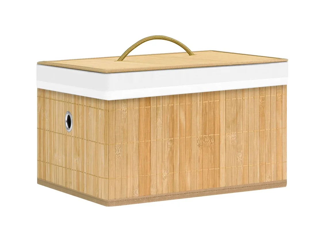 Boîtes de rangement en bambou 4 pcs