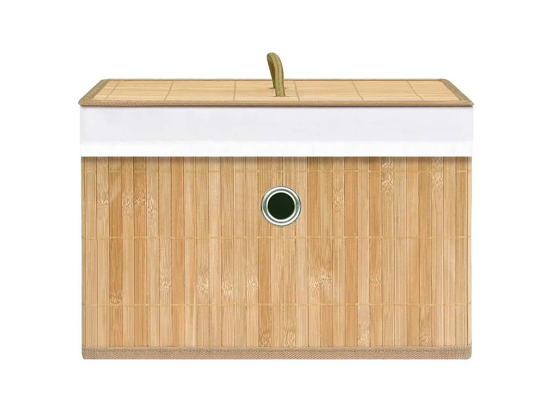 Boîtes de rangement en bambou 4 pcs