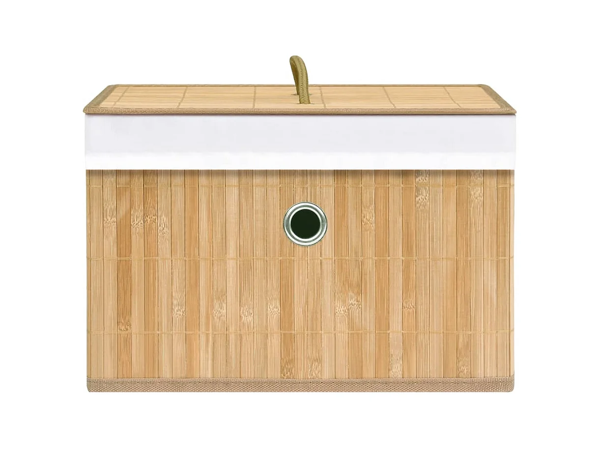 Boîtes de rangement en bambou 4 pcs