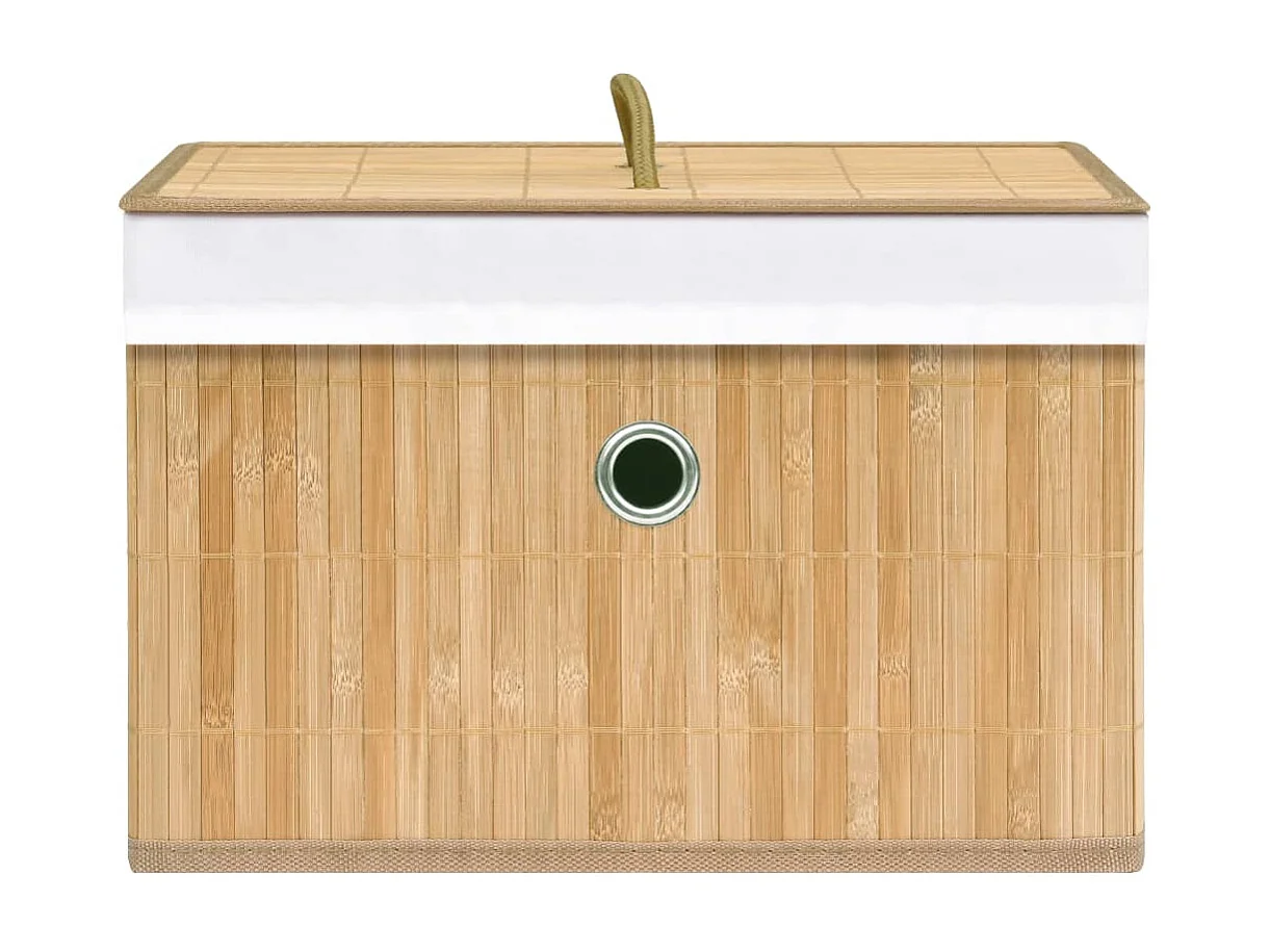 Boîtes de rangement en bambou 4 pcs