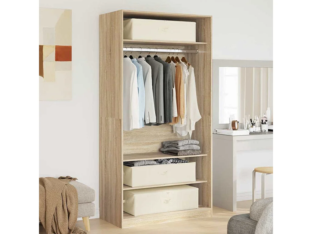 Boîtes de rangement 2 pcs Tissu 43x34x23 cm Crème