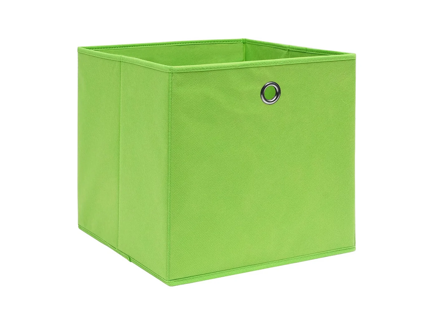Boîtes de rangement 10 pcs Tissu intissé 28x28x28 cm Vert