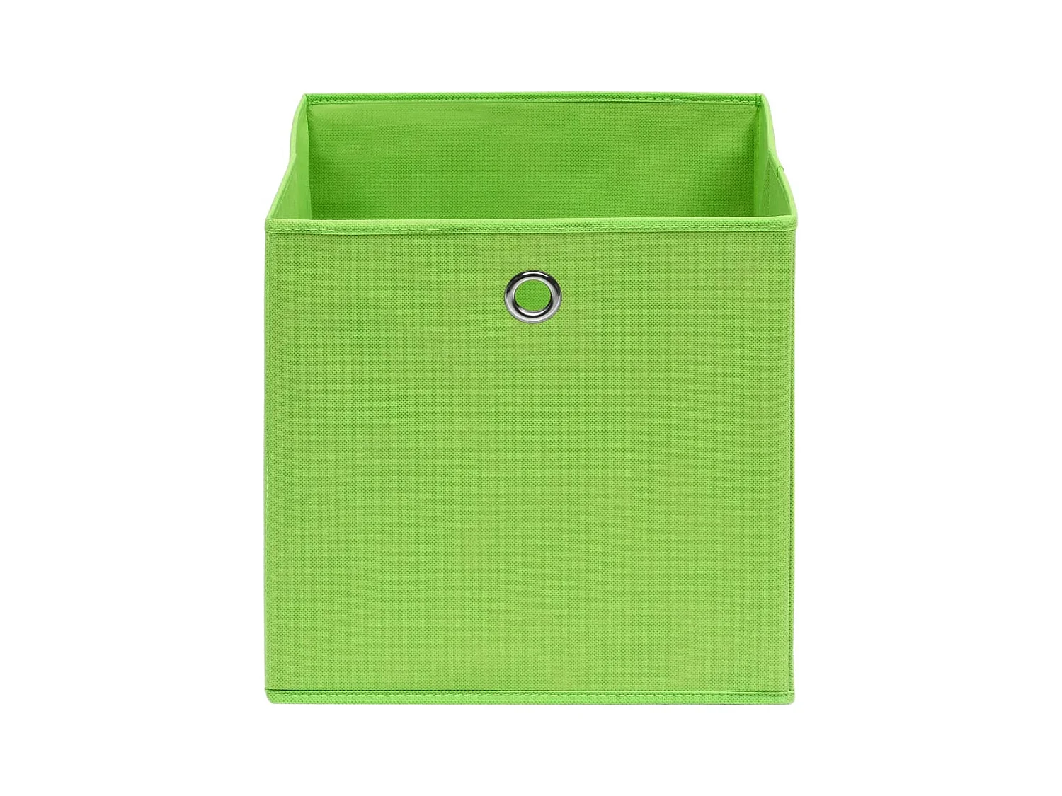 Boîtes de rangement 10 pcs Tissu intissé 28x28x28 cm Vert