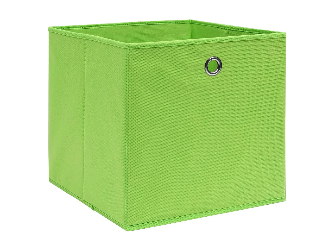 Boîtes de rangement 10 pcs Tissu intissé 28x28x28 cm Vert