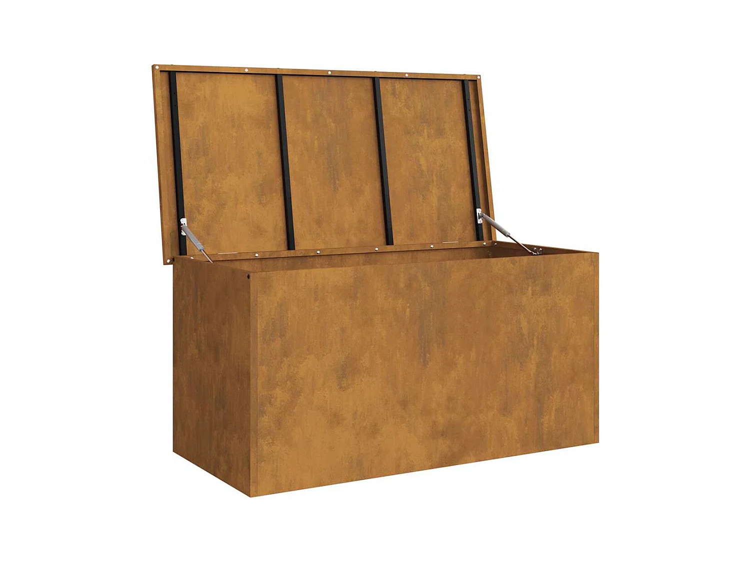 Boîte de Rangement Extérieure Marron 100 x 50.5 x 50 cm