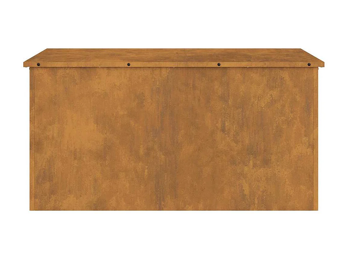 Boîte de Rangement Extérieure Marron 100 x 50.5 x 50 cm