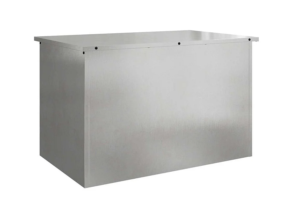 Boîte de Rangement Extérieure Réglable Argent 80 x 50.5 x 50 cm
