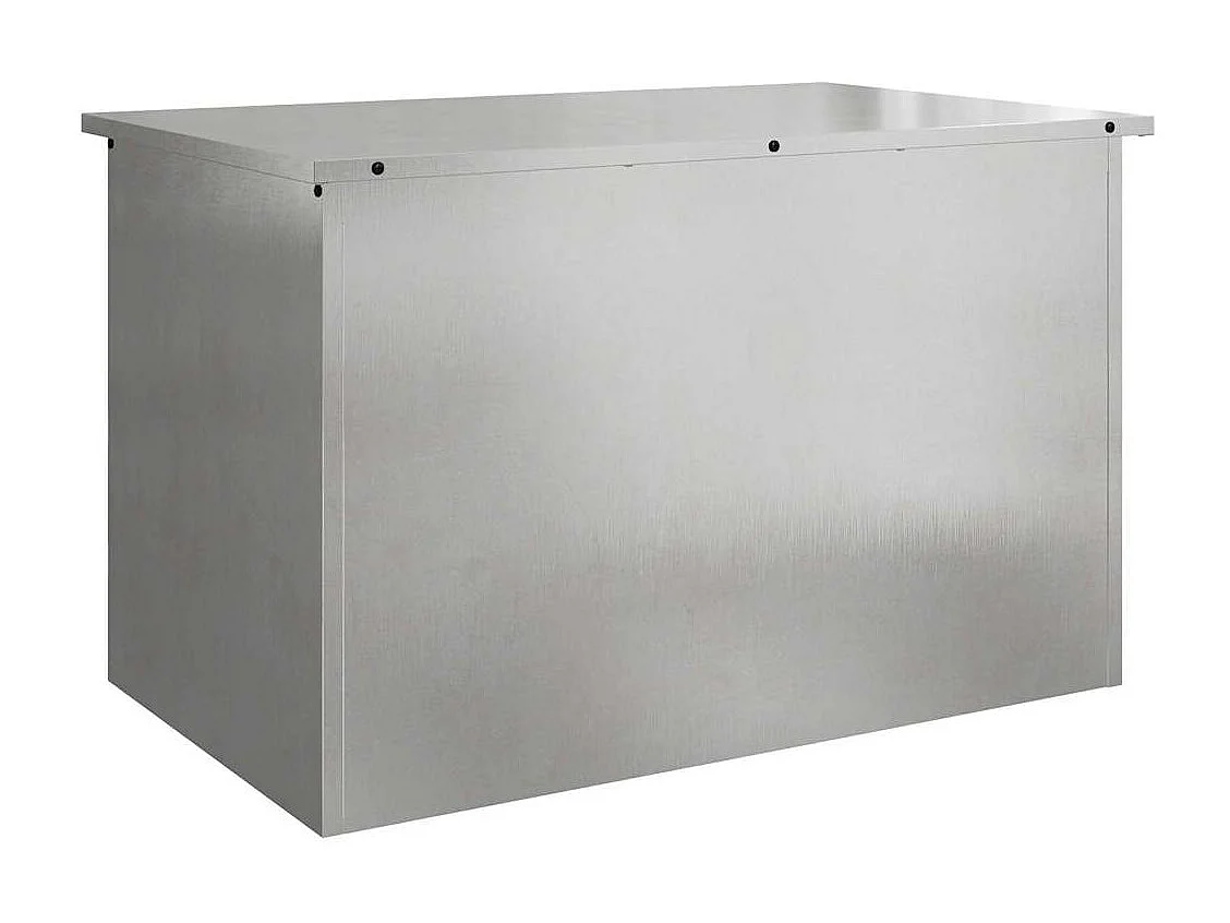 Boîte de Rangement Extérieure Réglable Argent 80 x 50.5 x 50 cm