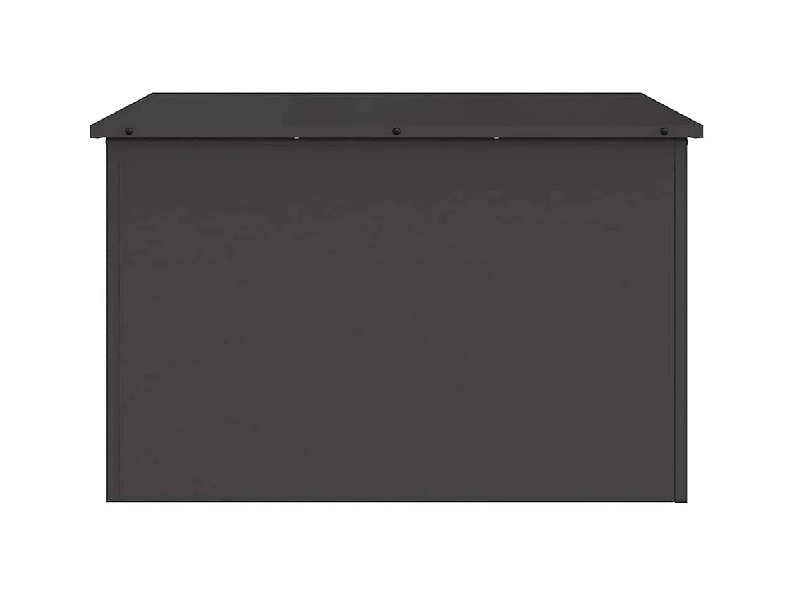 Boîte de Rangement Extérieure Noir 80 x 50.5 x 50 cm