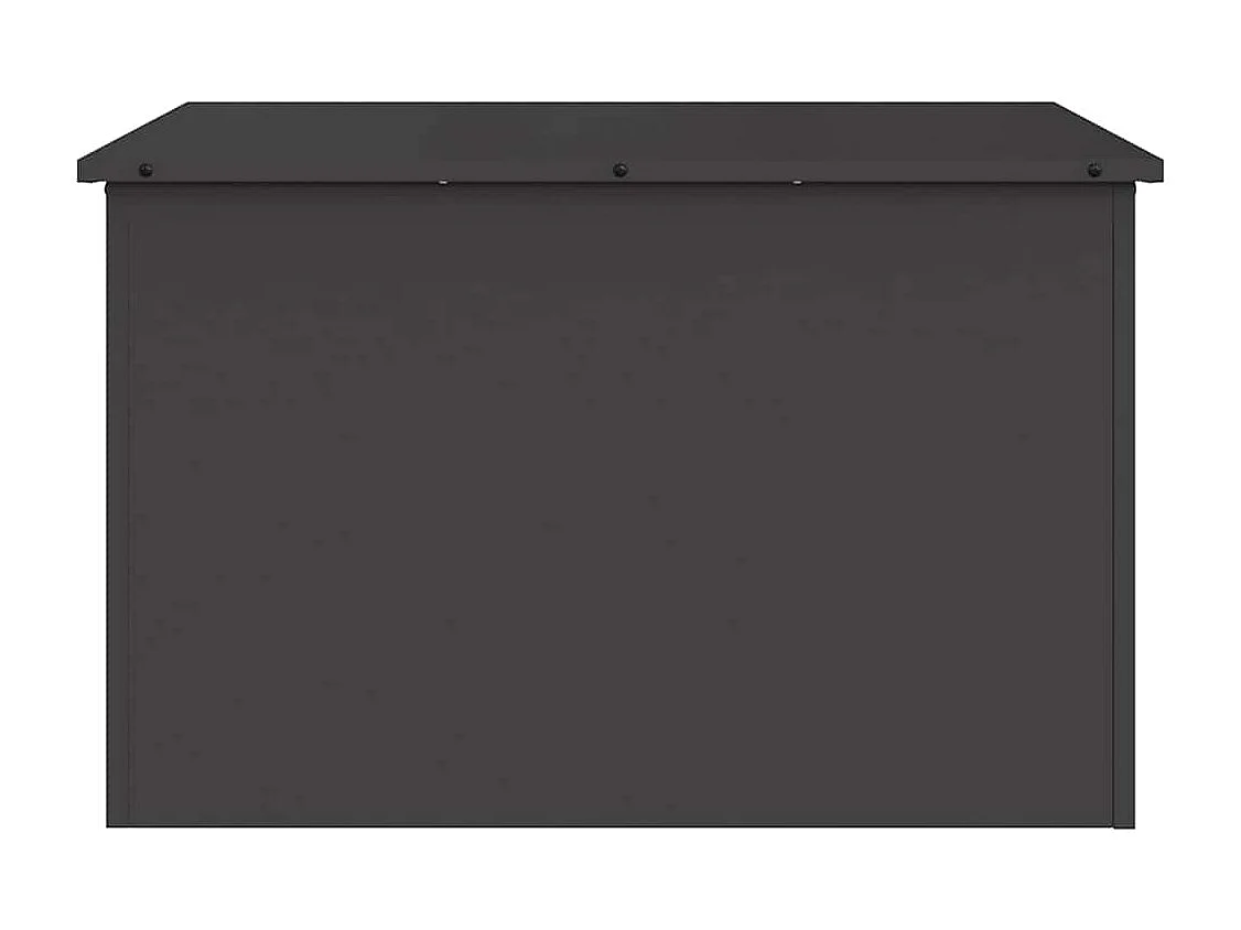 Boîte de Rangement Extérieure Noir 80 x 50.5 x 50 cm