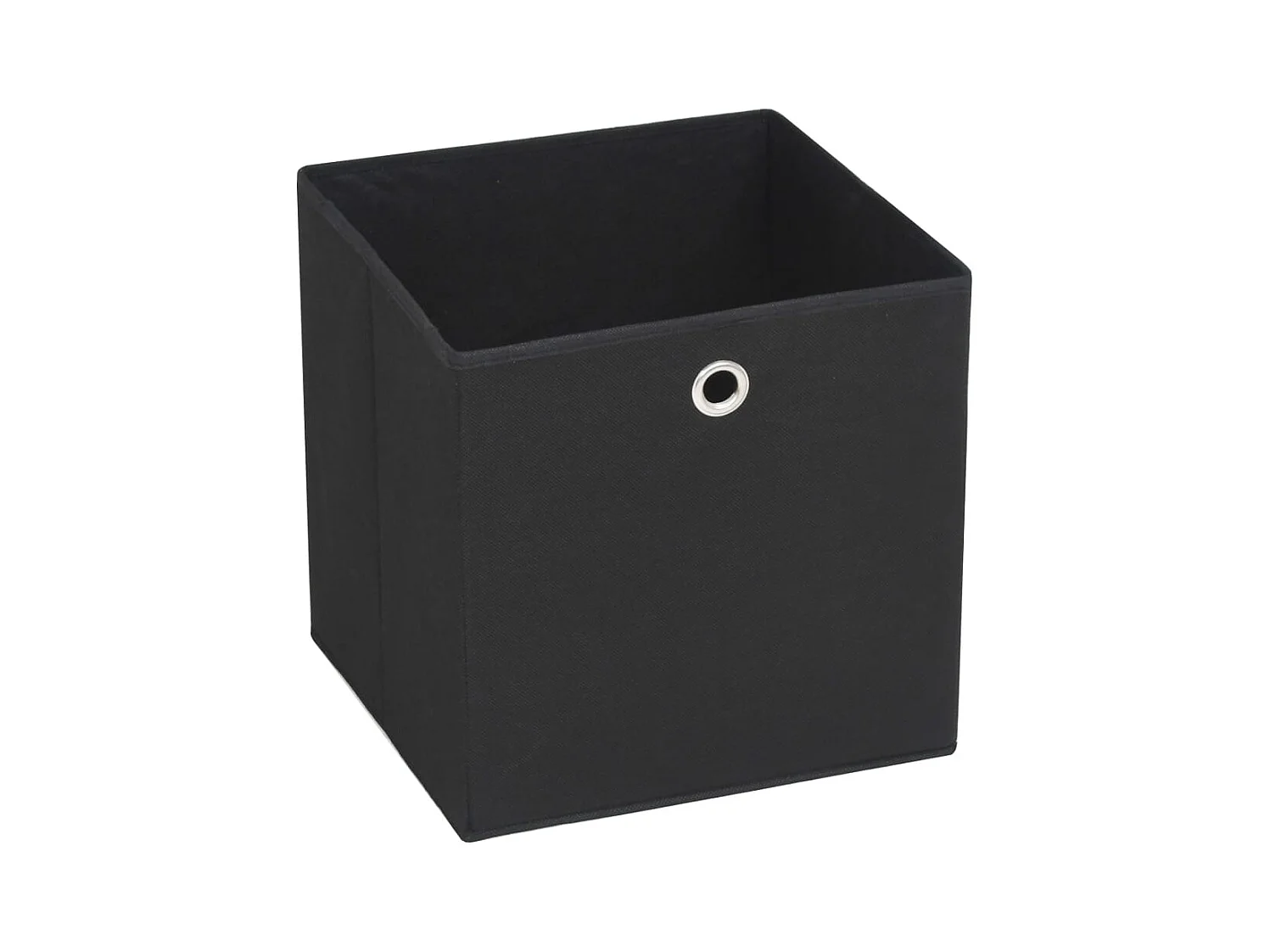 Scatola portaoggetti 10 pezzi Tessuto non tessuto 32x32x32 cm Nero