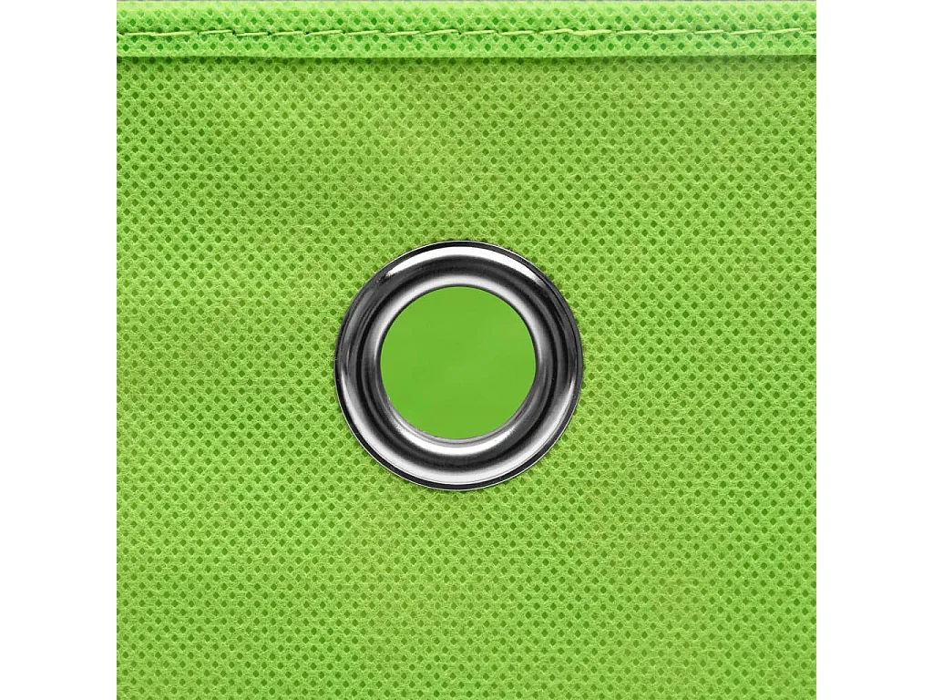 Boîtes de rangement avec couvercles 4 pcs 28x28x28 cm Vert