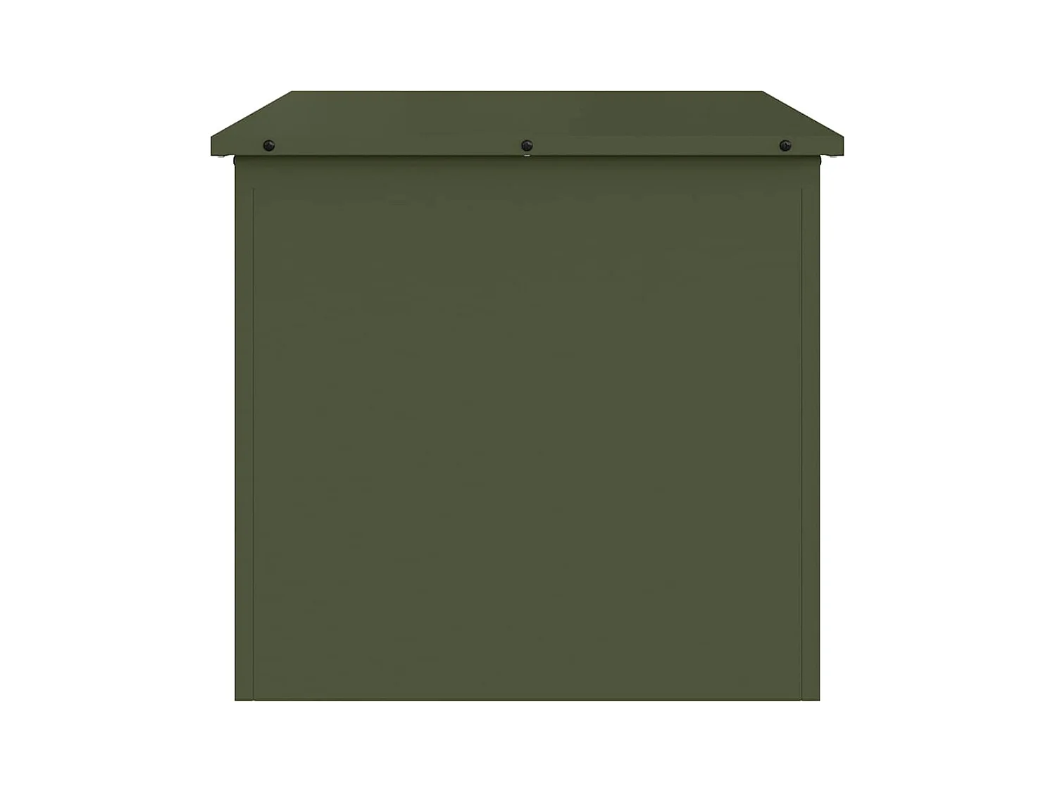 Boîte de Rangement Extérieure Vert olive 55 x 50.5 x 50 cm