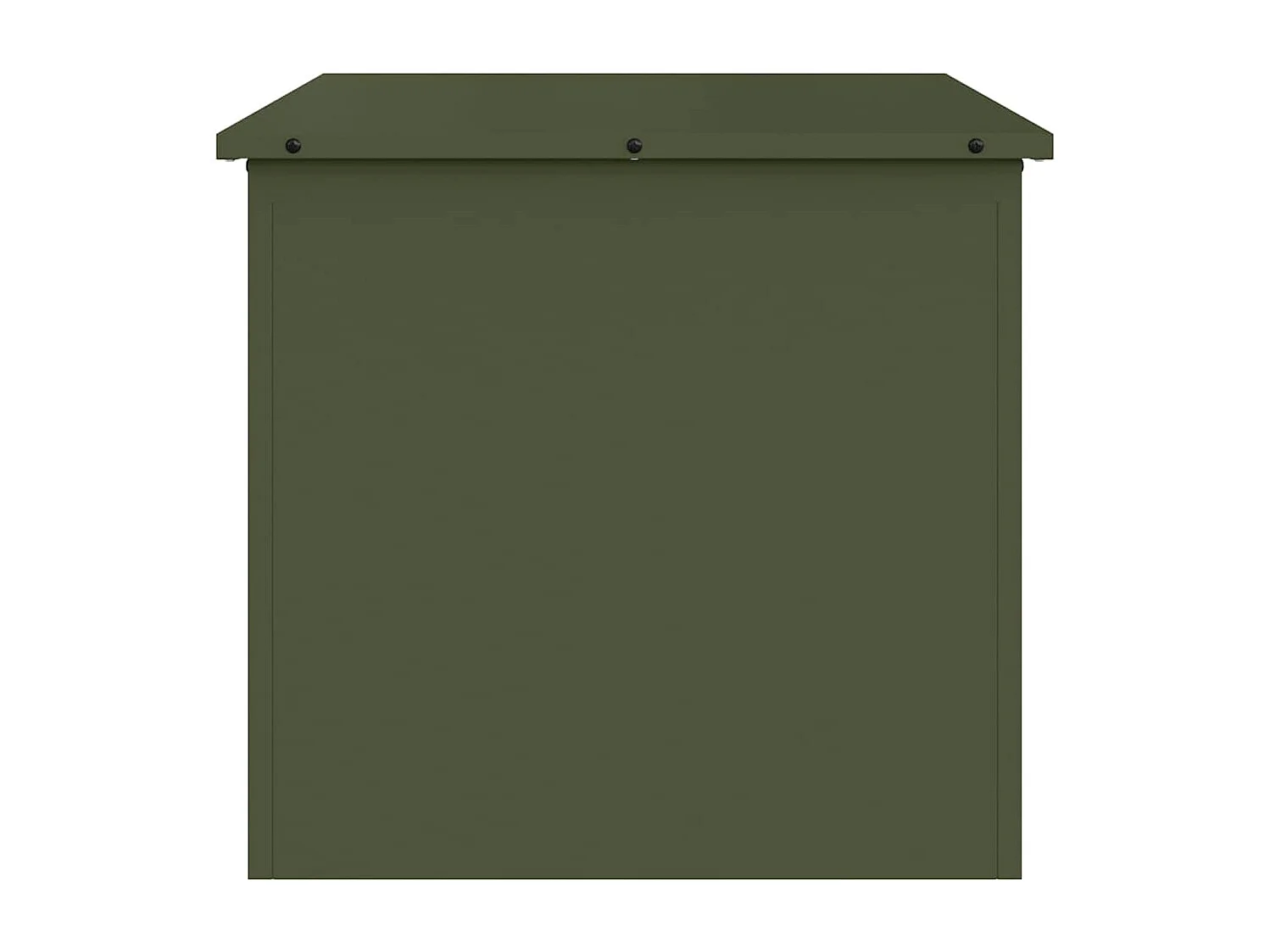 Boîte de Rangement Extérieure Vert olive 55 x 50.5 x 50 cm