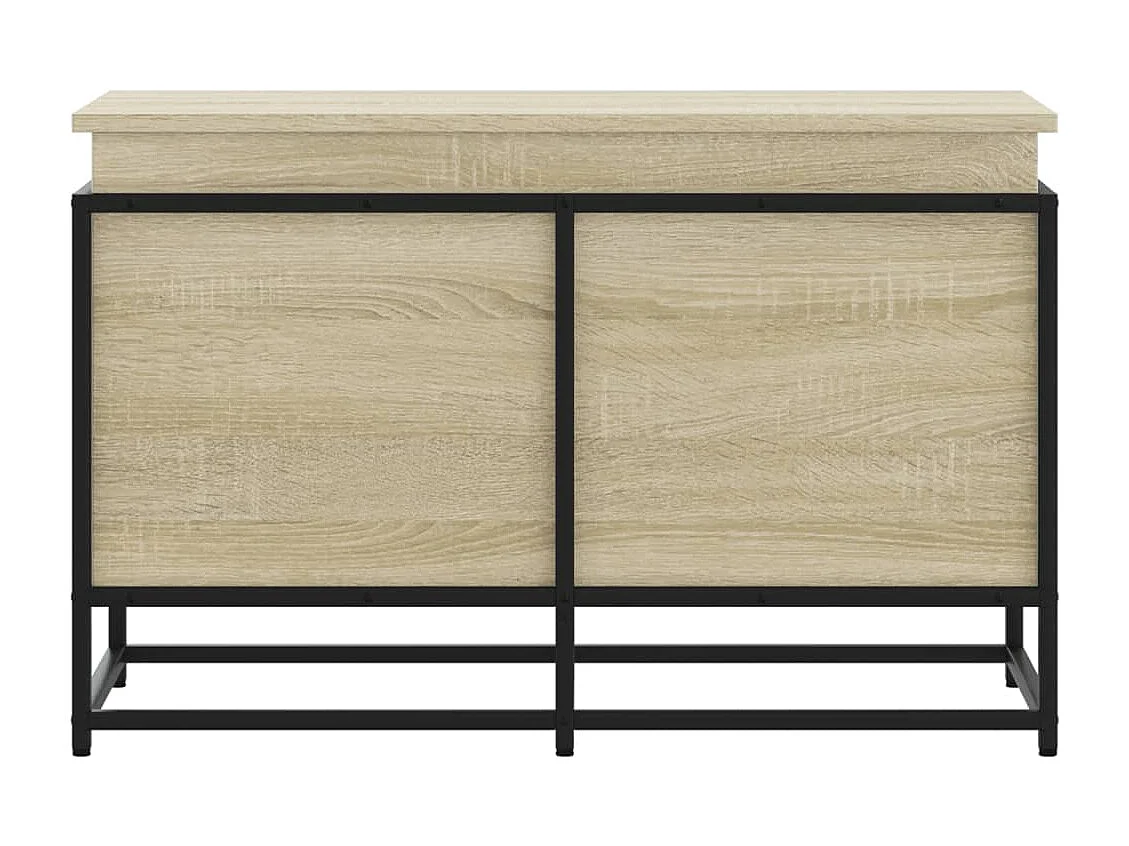 Boîte de rangement avec couvercle chêne sonoma bois ingénierie