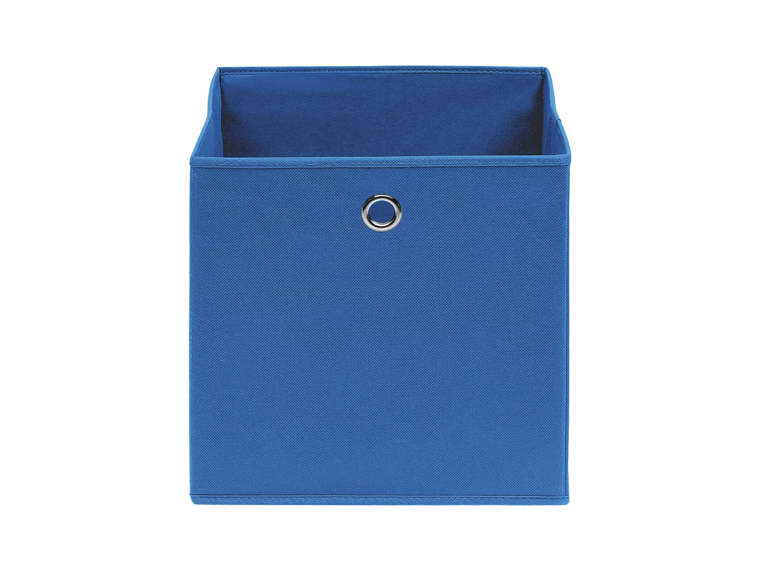 Cajas de almacenaje 4 uds Azul 32x32x32 cm Tela