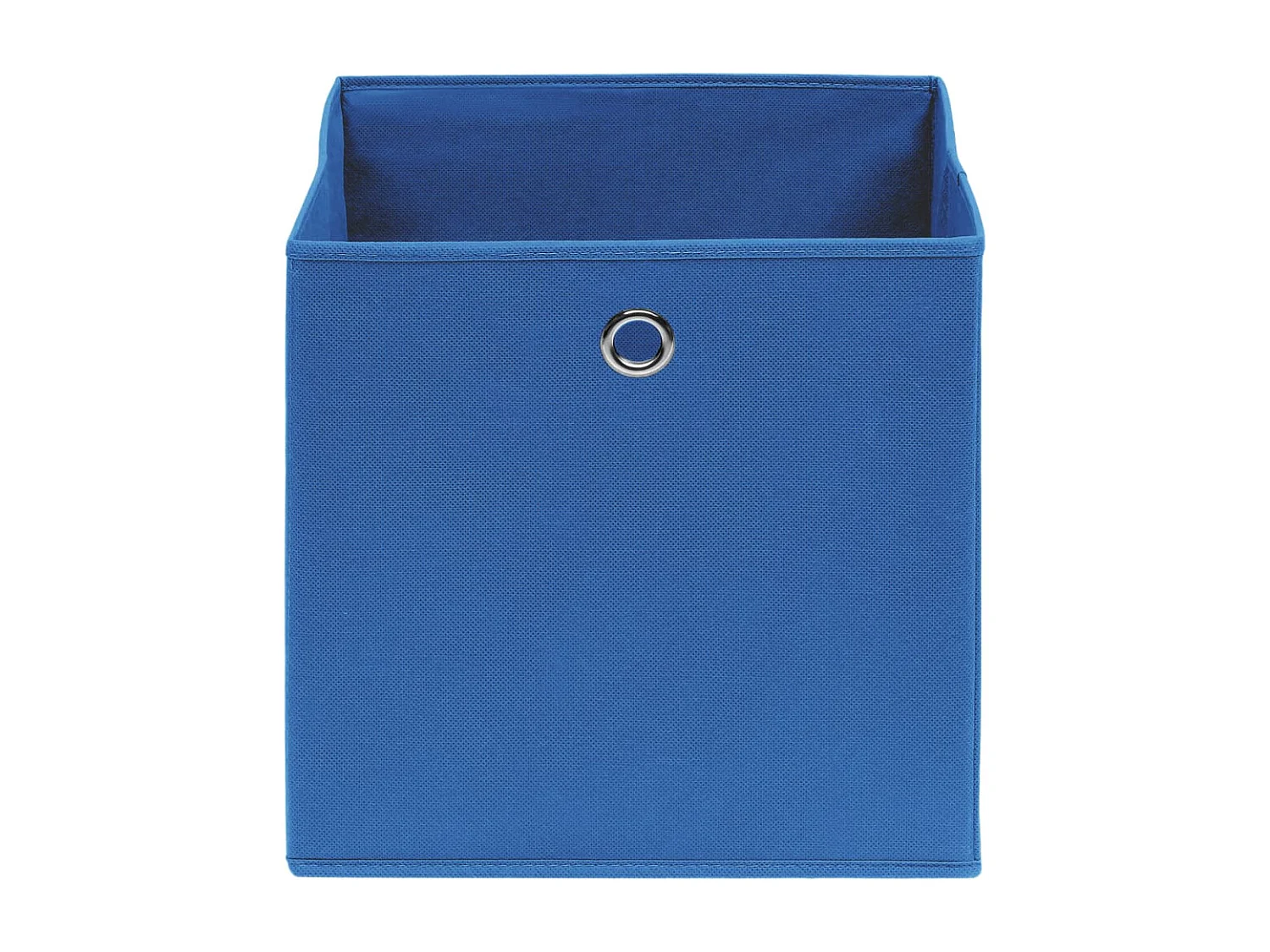 Boîtes de rangement 4 pcs Bleu 32x32x32 cm Tissu