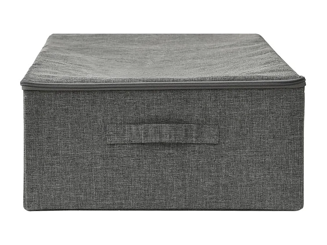 Boîte de rangement Tissu 70x40x18 cm Anthracite