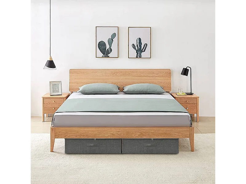 Boîte de rangement Tissu 70x40x18 cm Anthracite