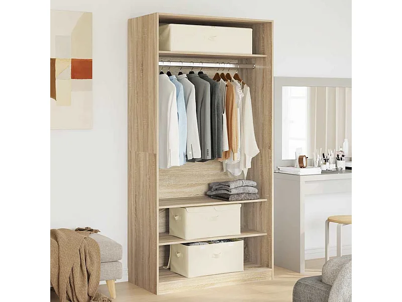 Boîte de rangement Tissu 50x30x25 cm Crème