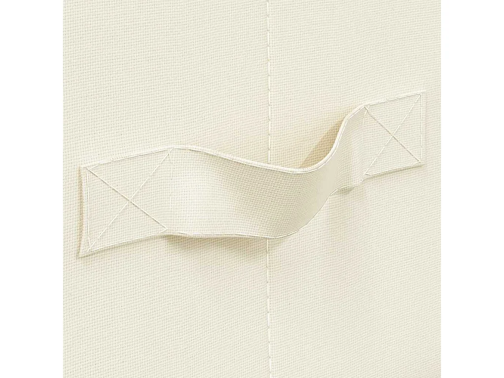 Scatola portaoggetti in tessuto 50x30x25 cm Crema