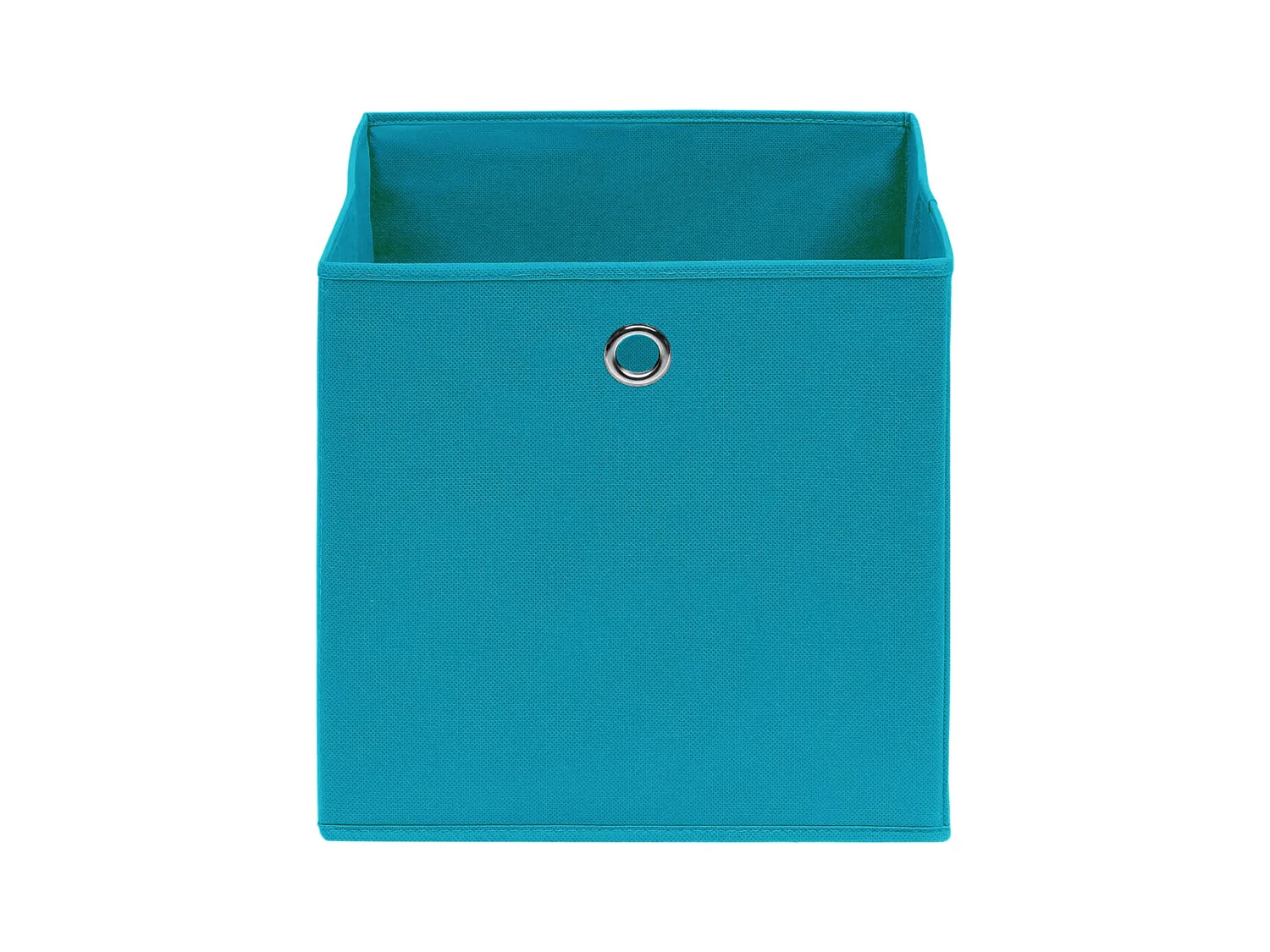 Cajas de almacenaje 4 uds Azul celeste 32x32x32 cm Tela