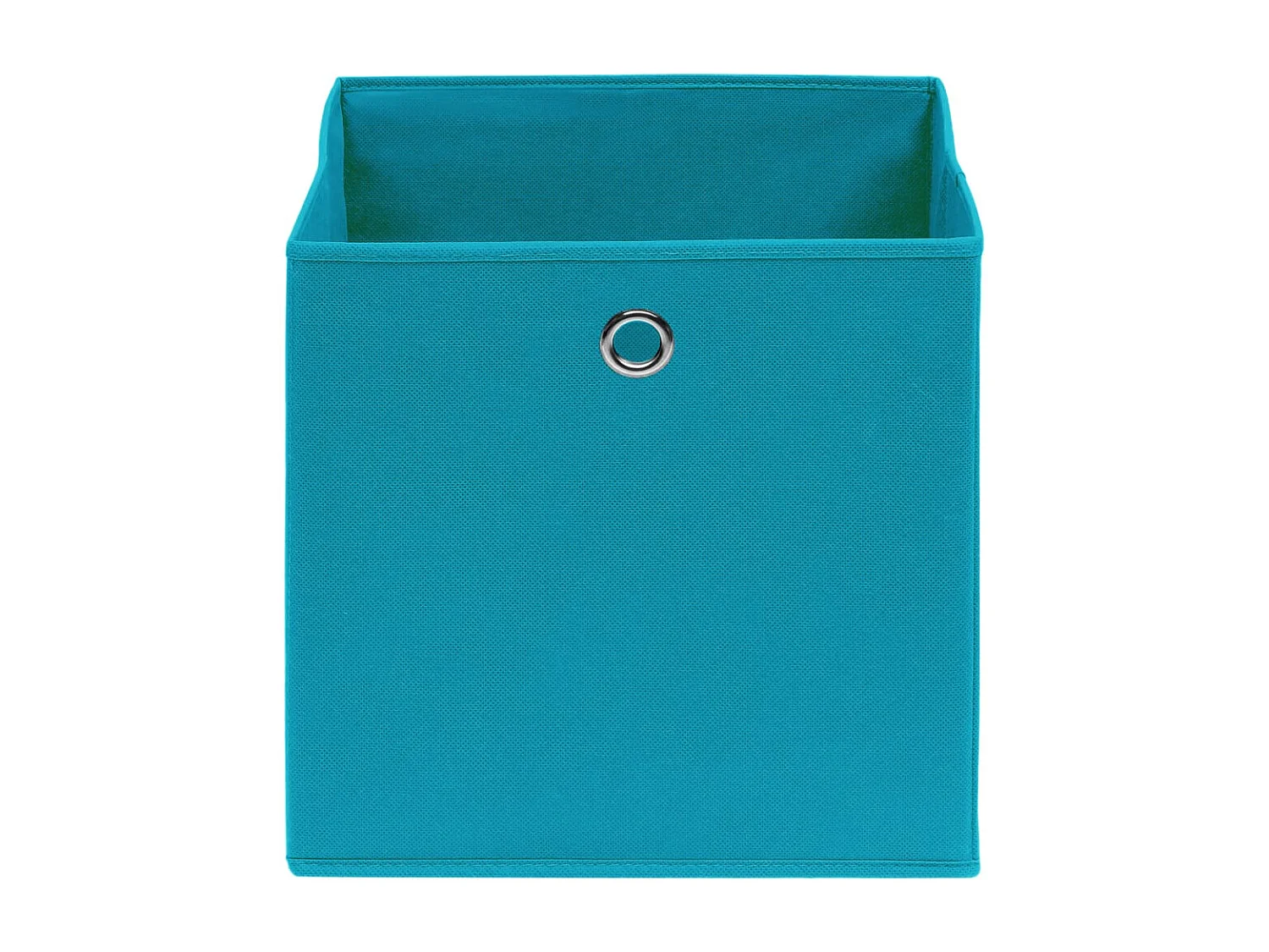 Boîtes de rangement 4 pcs Bleu azuré 32x32x32 cm Tissu