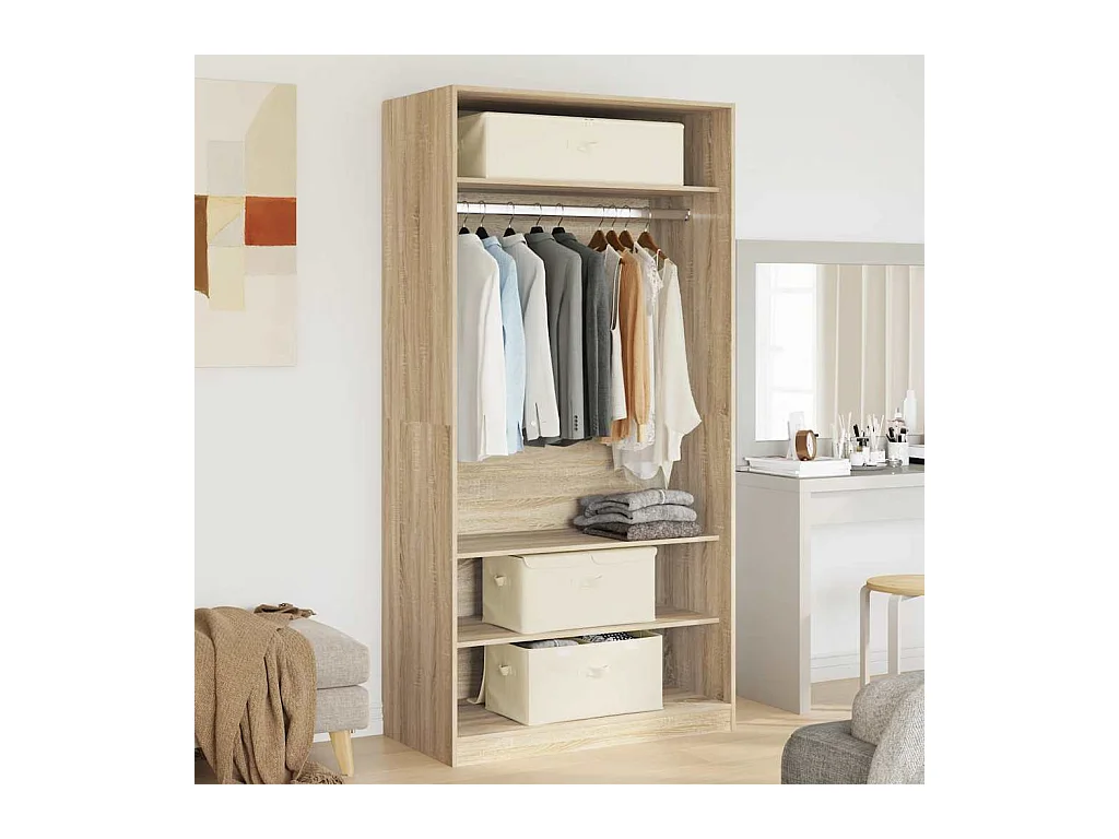 Opbergdozen 2 stuks Stof 50x30x25 cm Crème