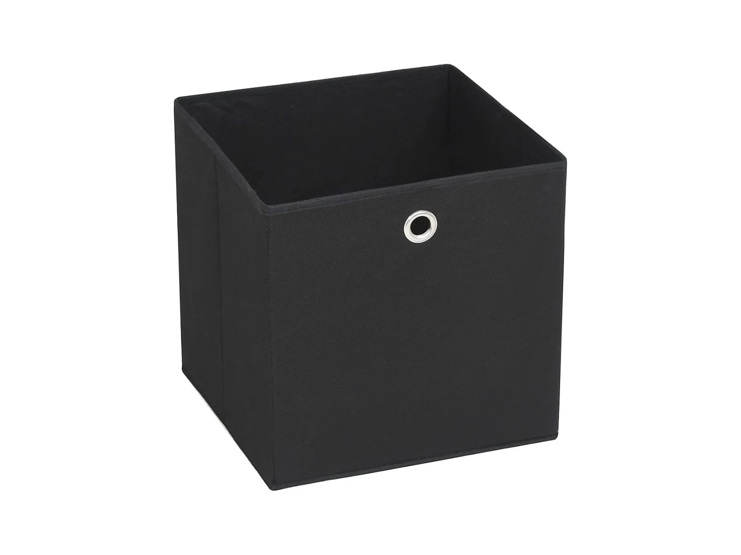 Boîtes de rangement 4 pcs Tissu intissé 28x28x28 cm Noir