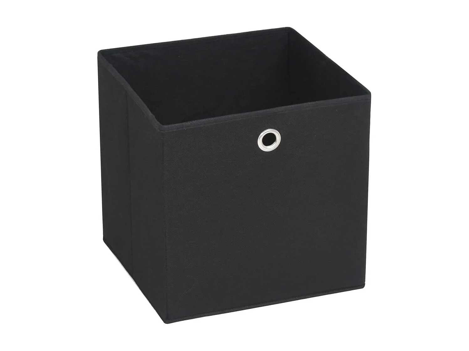 Boîtes de rangement 4 pcs Tissu intissé 28x28x28 cm Noir