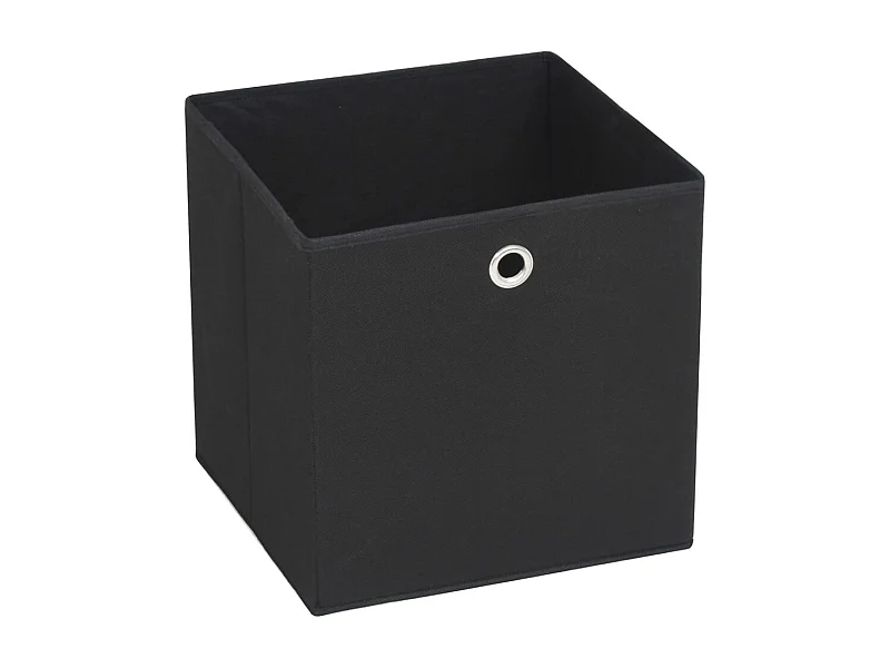 Boîtes de rangement 4 pcs Tissu intissé 28x28x28 cm Noir