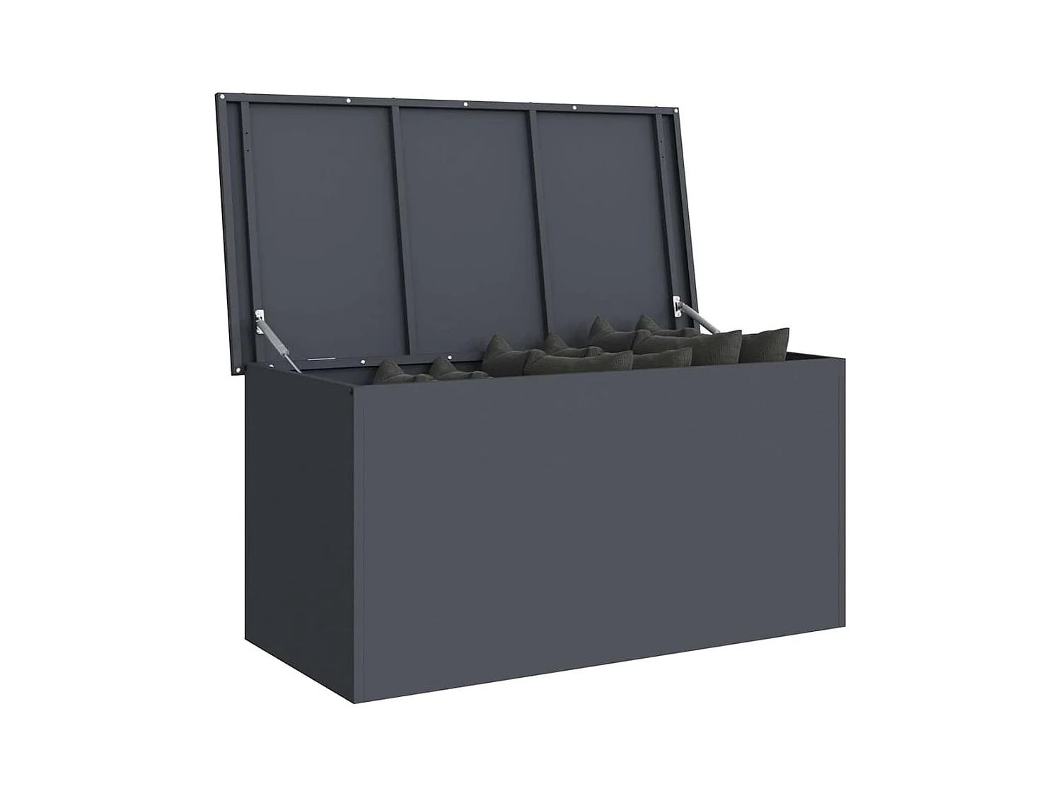 Boîte de Rangement Extérieure Anthracite 100 x 50.5 x 50 cm