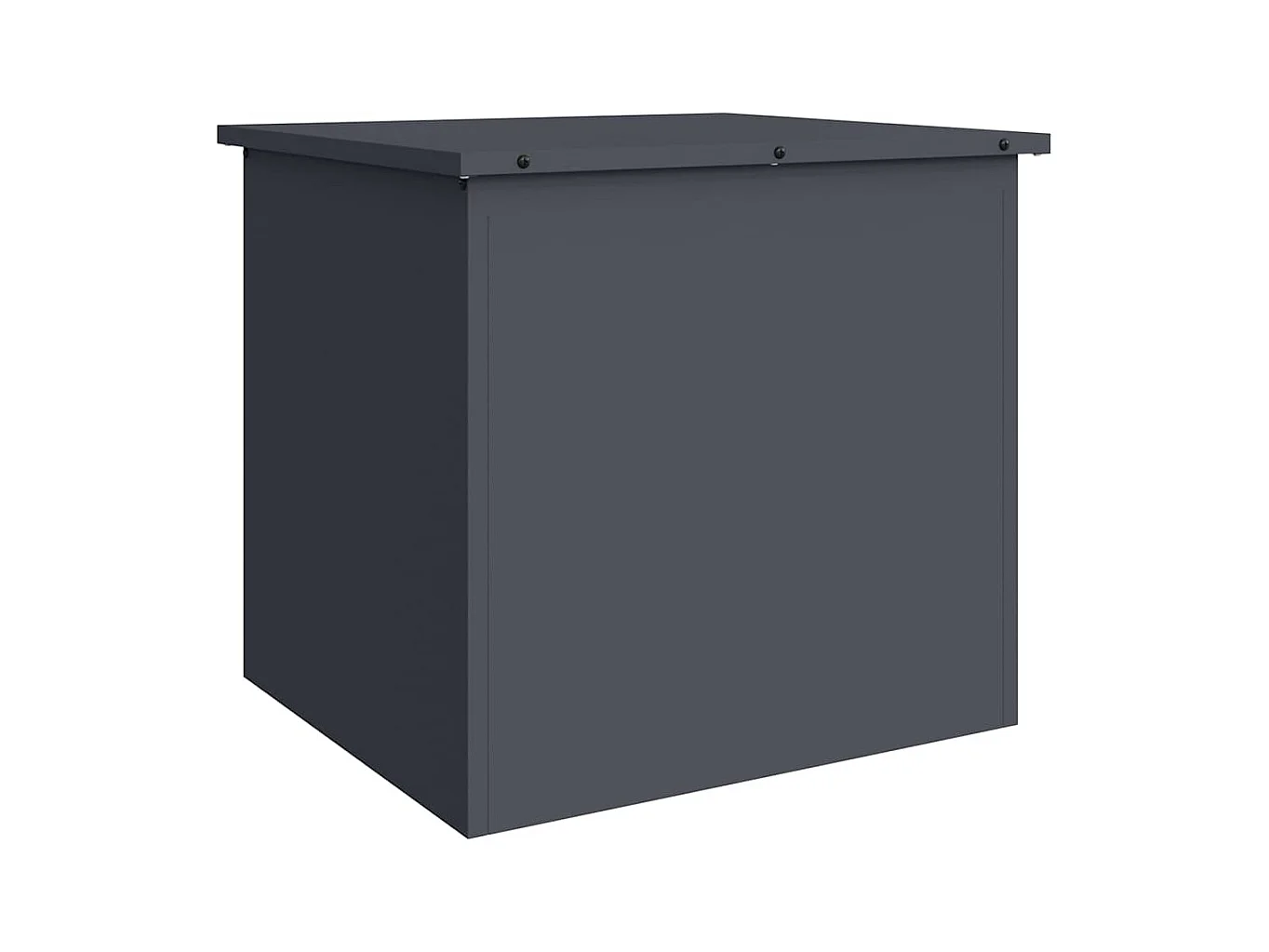 Boîte de Rangement Extérieure Anthracite 55 x 50.5 x 50 cm