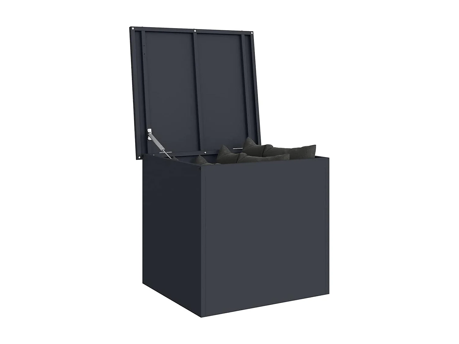 Boîte de Rangement Extérieure Anthracite 55 x 50.5 x 50 cm