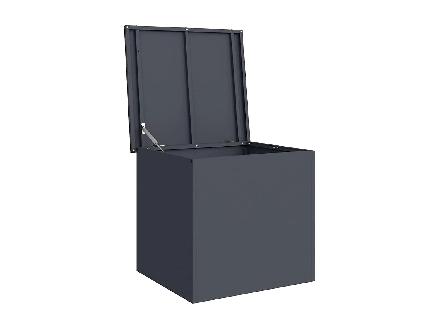 Boîte de Rangement Extérieure Anthracite 55 x 50.5 x 50 cm
